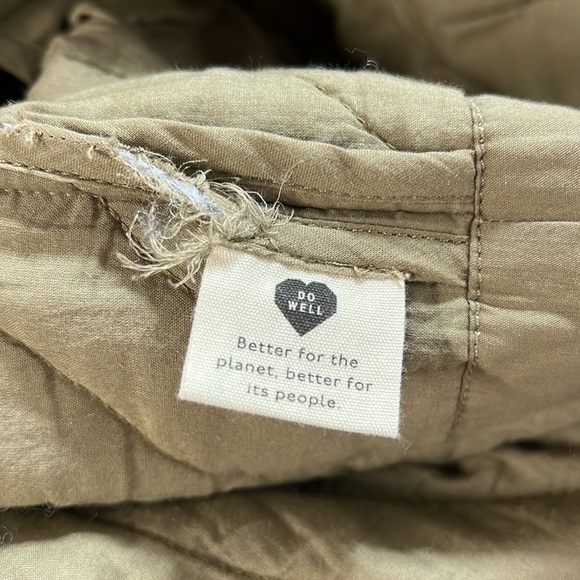 Madewell Quilted Belrose Shirt-Jacket Size XS in Military Green - Picture 9 of 9